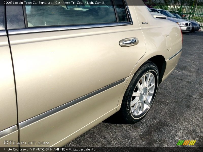 Cashmere Tri-Coat / Light Camel 2006 Lincoln Town Car Signature