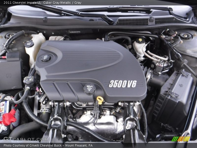 Cyber Gray Metallic / Gray 2011 Chevrolet Impala LS