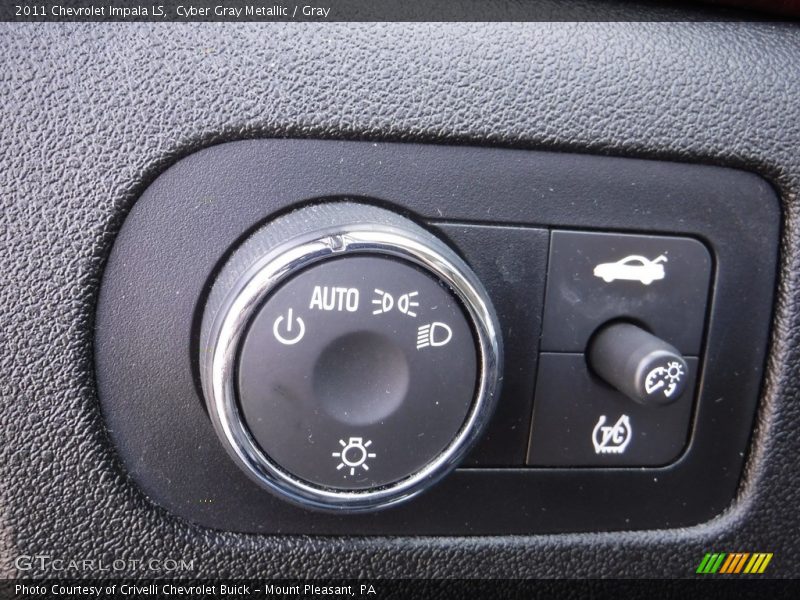 Cyber Gray Metallic / Gray 2011 Chevrolet Impala LS