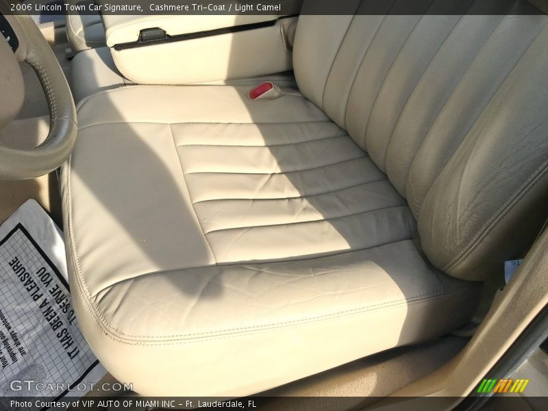 Cashmere Tri-Coat / Light Camel 2006 Lincoln Town Car Signature
