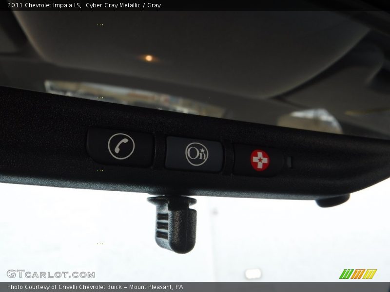 Cyber Gray Metallic / Gray 2011 Chevrolet Impala LS