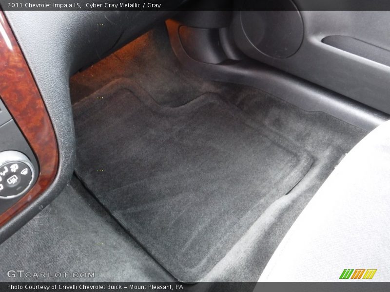 Cyber Gray Metallic / Gray 2011 Chevrolet Impala LS