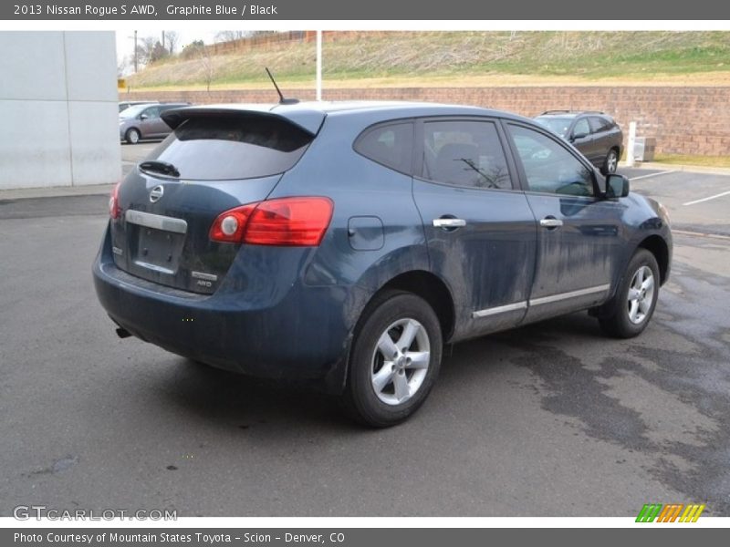 Graphite Blue / Black 2013 Nissan Rogue S AWD
