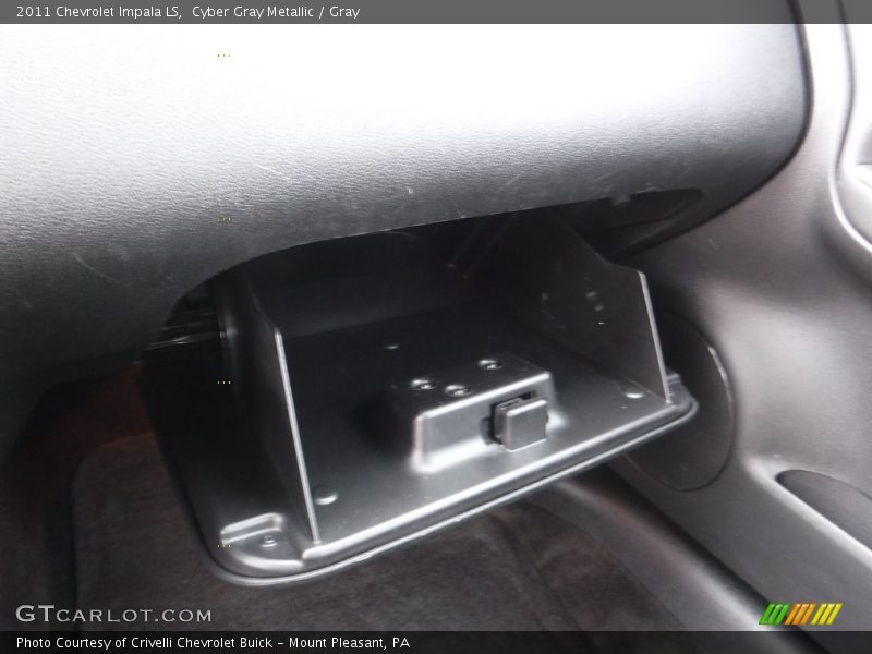 Cyber Gray Metallic / Gray 2011 Chevrolet Impala LS