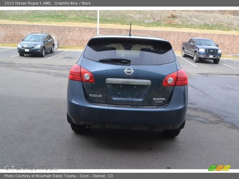 Graphite Blue / Black 2013 Nissan Rogue S AWD
