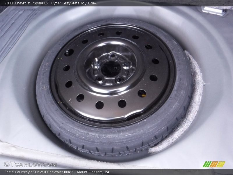 Cyber Gray Metallic / Gray 2011 Chevrolet Impala LS