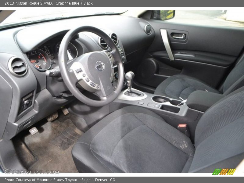 Graphite Blue / Black 2013 Nissan Rogue S AWD