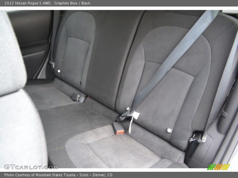 Graphite Blue / Black 2013 Nissan Rogue S AWD
