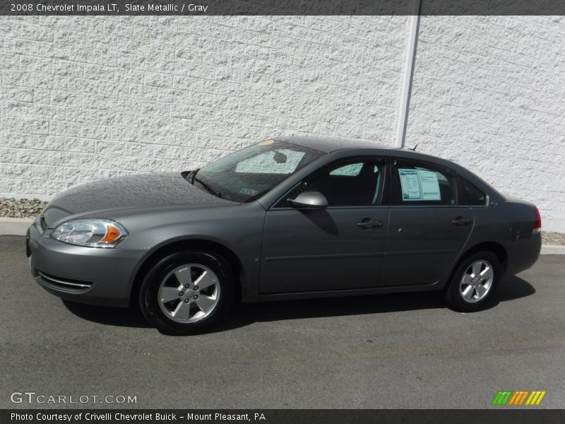 Slate Metallic / Gray 2008 Chevrolet Impala LT