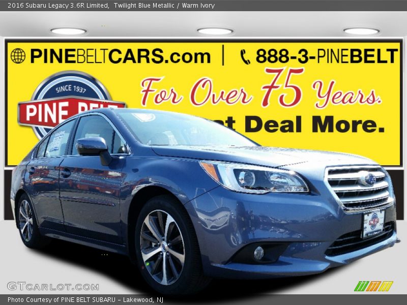 Twilight Blue Metallic / Warm Ivory 2016 Subaru Legacy 3.6R Limited