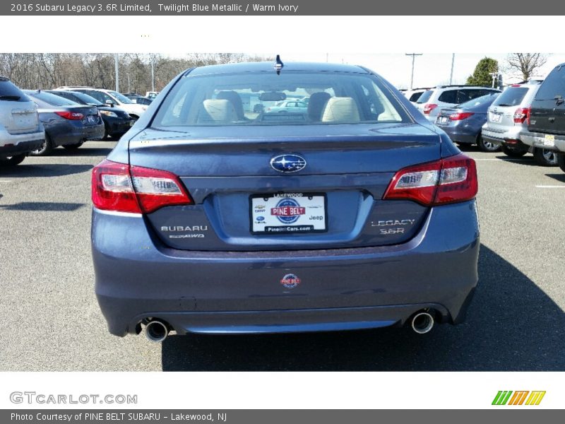 Twilight Blue Metallic / Warm Ivory 2016 Subaru Legacy 3.6R Limited