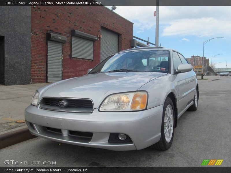 Silver Stone Metallic / Gray 2003 Subaru Legacy L Sedan