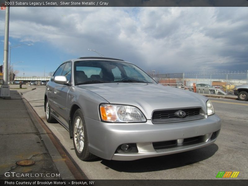 Silver Stone Metallic / Gray 2003 Subaru Legacy L Sedan