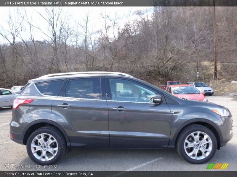 Magnetic Metallic / Charcoal Black 2016 Ford Escape Titanium 4WD