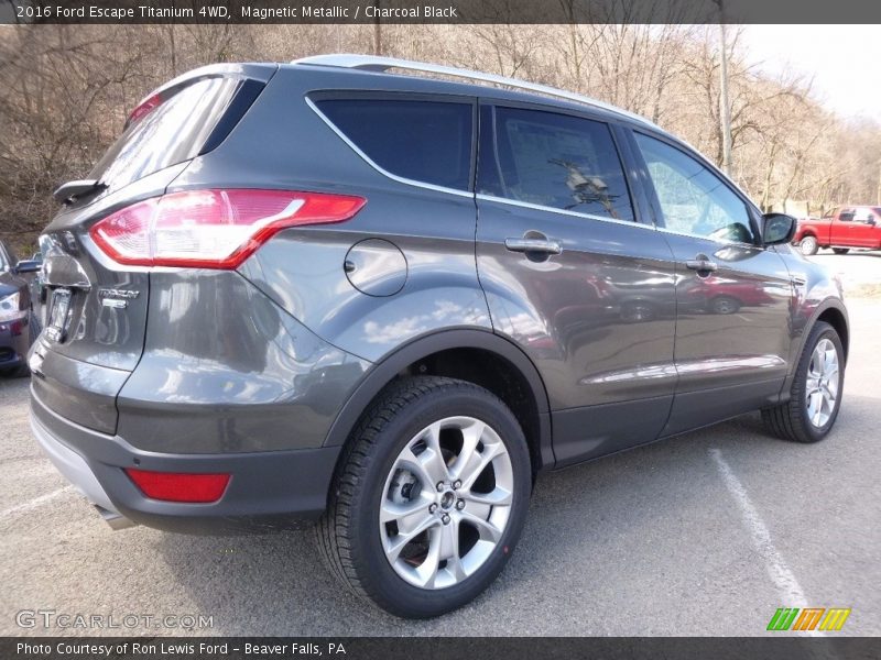 Magnetic Metallic / Charcoal Black 2016 Ford Escape Titanium 4WD