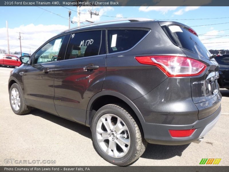 Magnetic Metallic / Charcoal Black 2016 Ford Escape Titanium 4WD