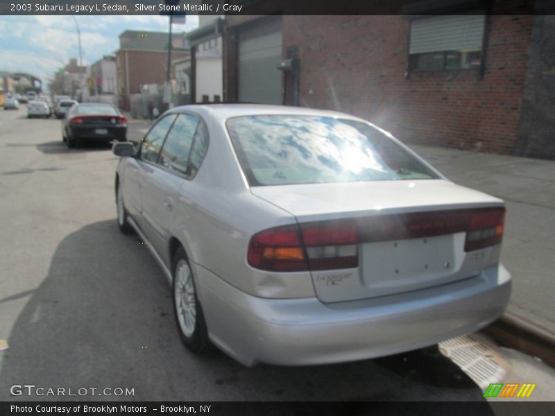 Silver Stone Metallic / Gray 2003 Subaru Legacy L Sedan