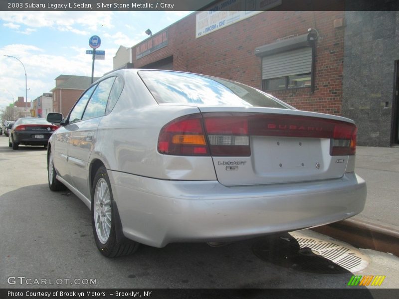 Silver Stone Metallic / Gray 2003 Subaru Legacy L Sedan