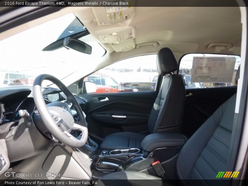 Magnetic Metallic / Charcoal Black 2016 Ford Escape Titanium 4WD