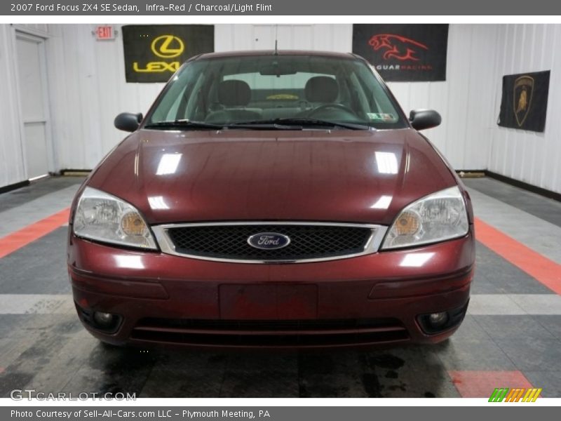 Infra-Red / Charcoal/Light Flint 2007 Ford Focus ZX4 SE Sedan