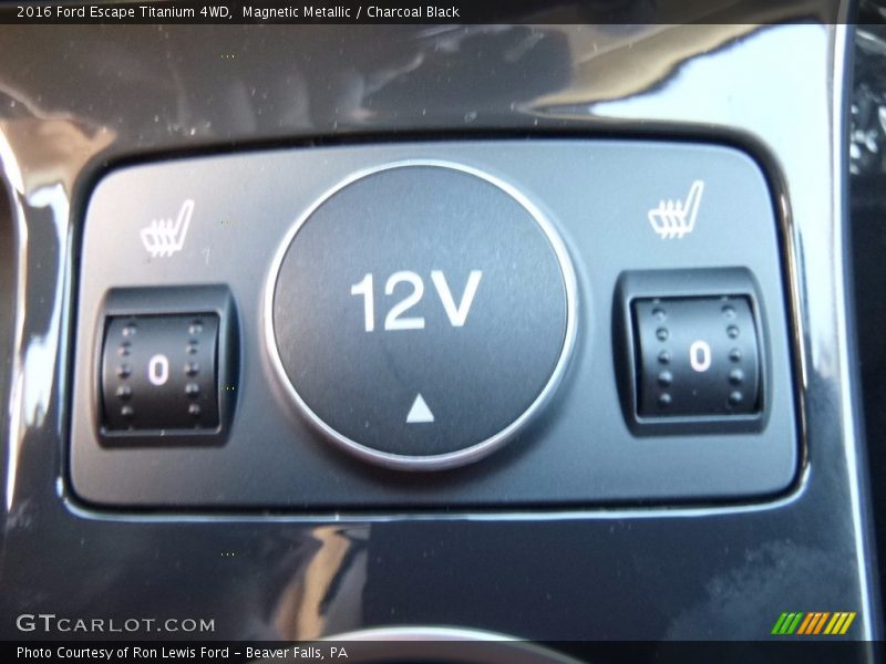 Magnetic Metallic / Charcoal Black 2016 Ford Escape Titanium 4WD