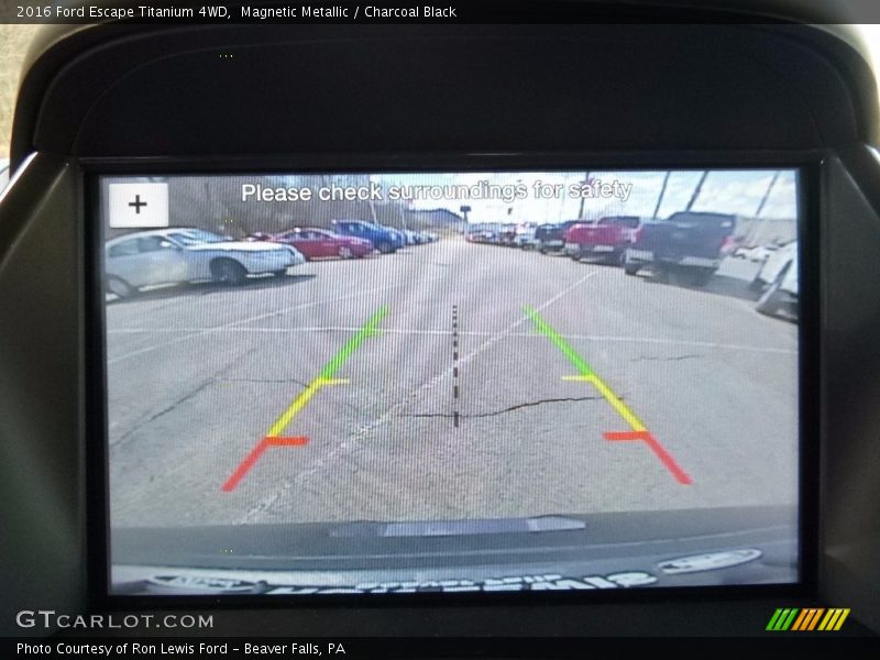 Magnetic Metallic / Charcoal Black 2016 Ford Escape Titanium 4WD