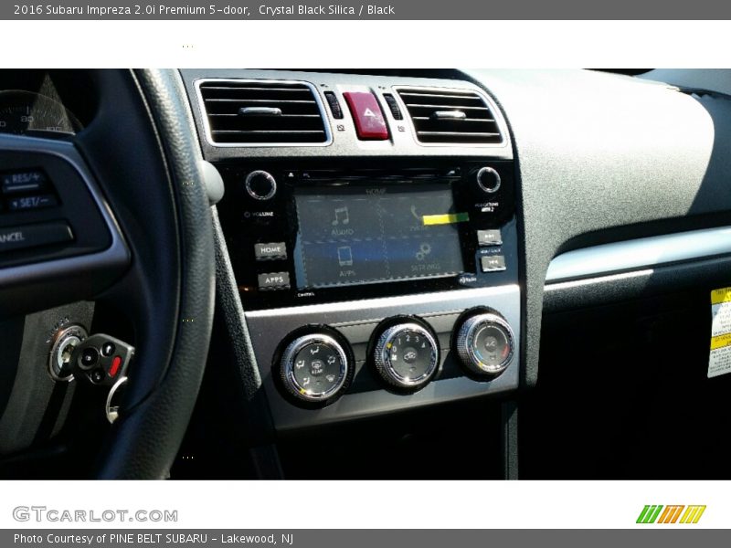 Crystal Black Silica / Black 2016 Subaru Impreza 2.0i Premium 5-door