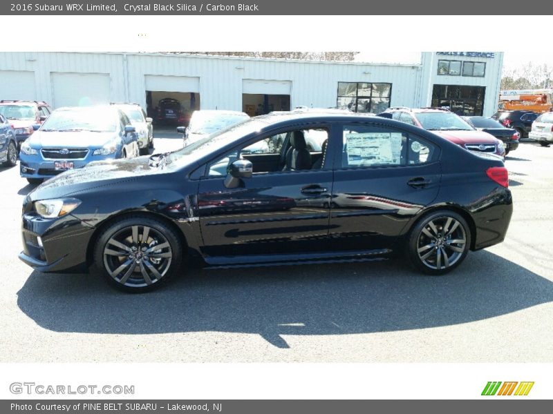 Crystal Black Silica / Carbon Black 2016 Subaru WRX Limited