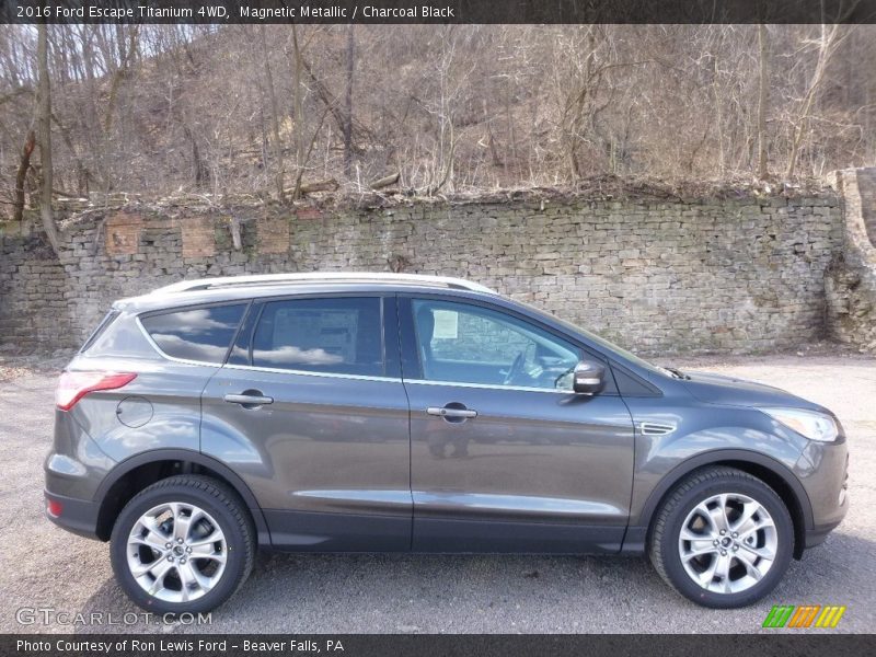 Magnetic Metallic / Charcoal Black 2016 Ford Escape Titanium 4WD