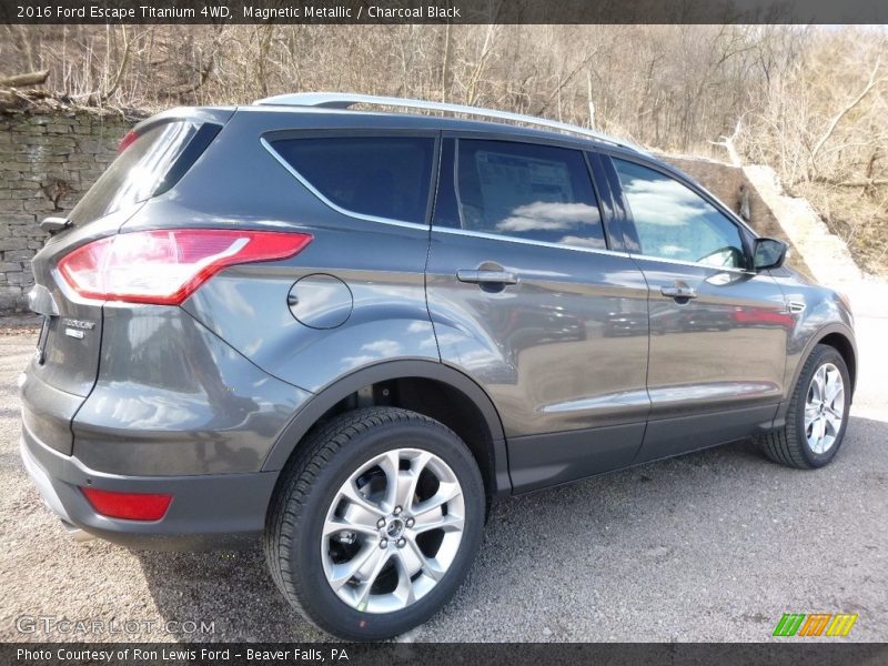 Magnetic Metallic / Charcoal Black 2016 Ford Escape Titanium 4WD