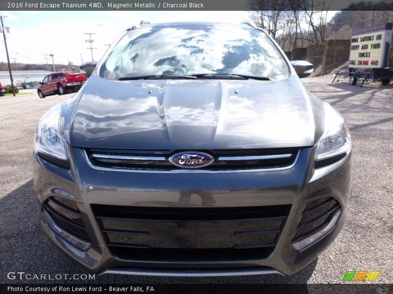 Magnetic Metallic / Charcoal Black 2016 Ford Escape Titanium 4WD