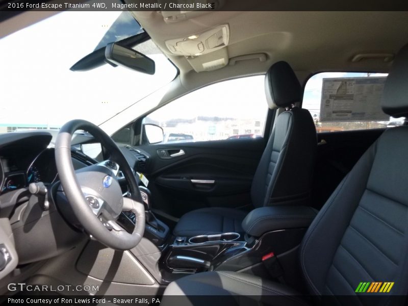 Magnetic Metallic / Charcoal Black 2016 Ford Escape Titanium 4WD