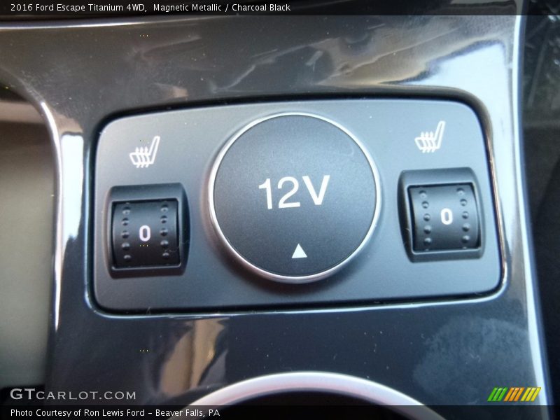 Magnetic Metallic / Charcoal Black 2016 Ford Escape Titanium 4WD