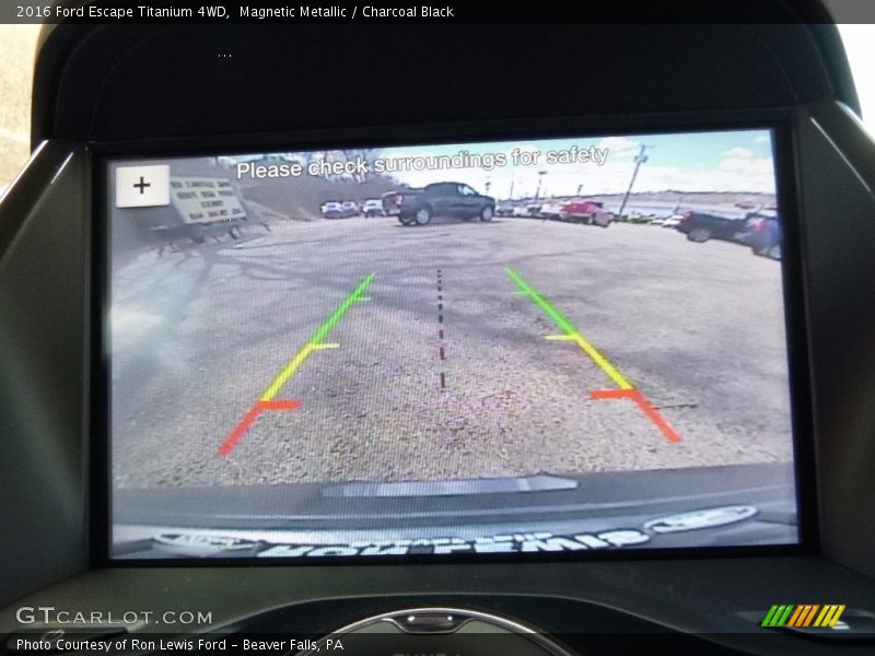 Magnetic Metallic / Charcoal Black 2016 Ford Escape Titanium 4WD