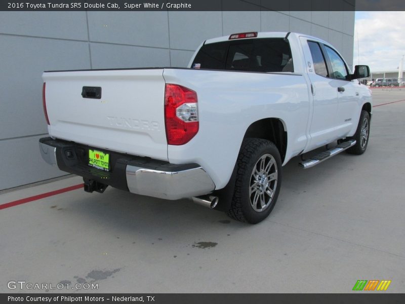 Super White / Graphite 2016 Toyota Tundra SR5 Double Cab