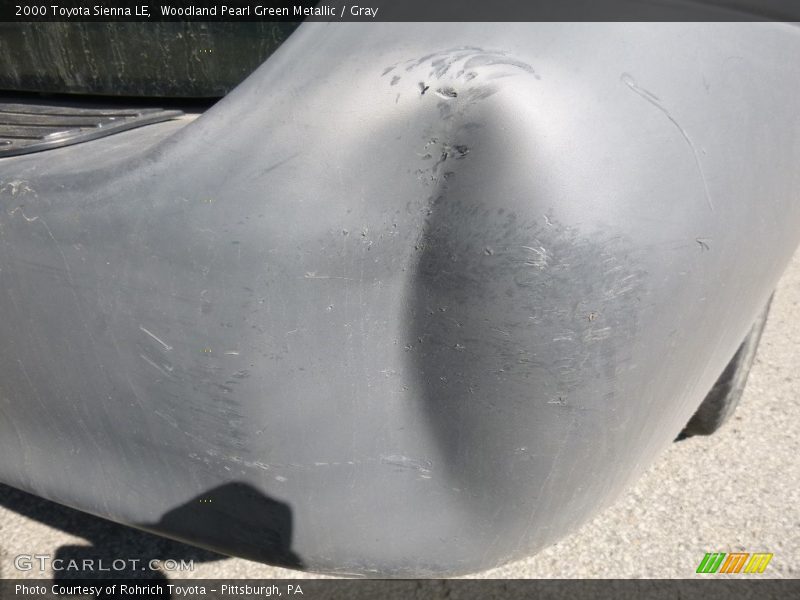 Woodland Pearl Green Metallic / Gray 2000 Toyota Sienna LE