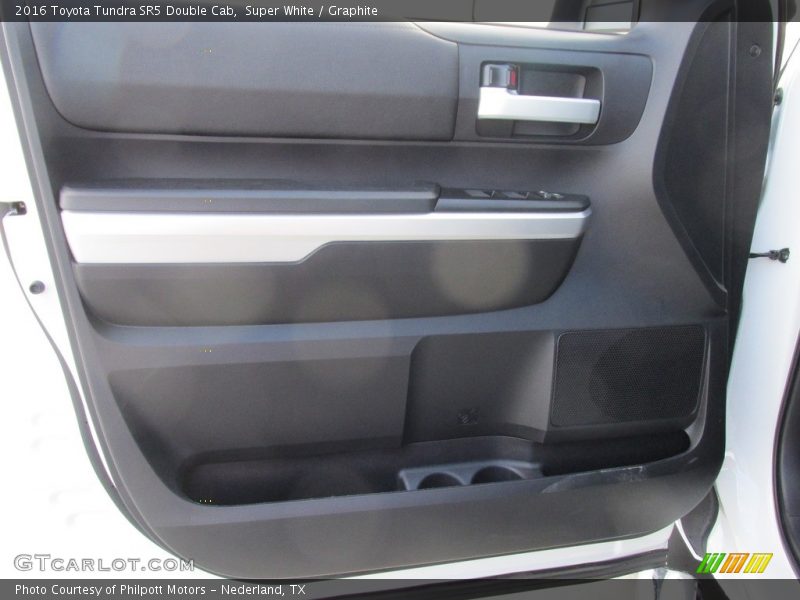 Super White / Graphite 2016 Toyota Tundra SR5 Double Cab