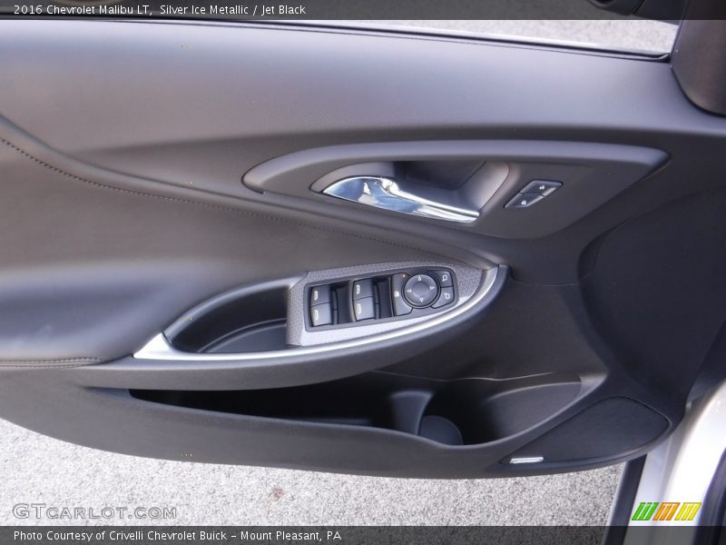 Silver Ice Metallic / Jet Black 2016 Chevrolet Malibu LT