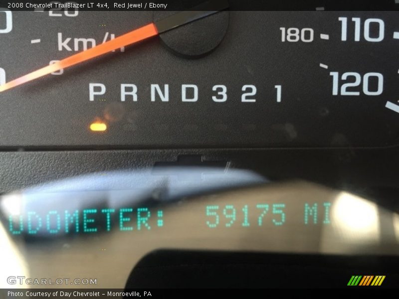 Red Jewel / Ebony 2008 Chevrolet TrailBlazer LT 4x4