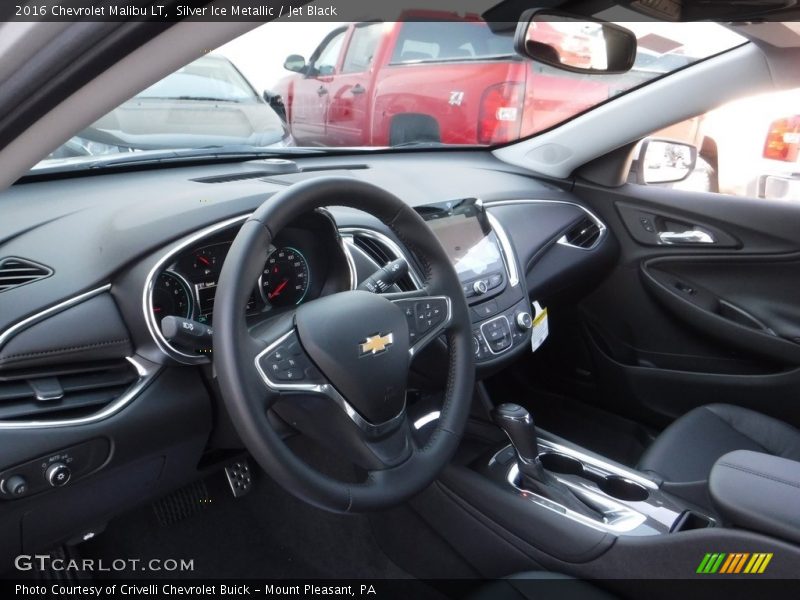 Silver Ice Metallic / Jet Black 2016 Chevrolet Malibu LT