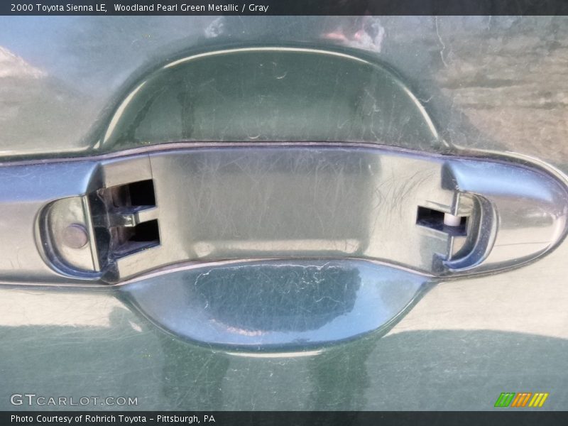 Woodland Pearl Green Metallic / Gray 2000 Toyota Sienna LE
