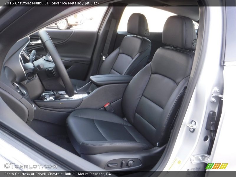 Silver Ice Metallic / Jet Black 2016 Chevrolet Malibu LT