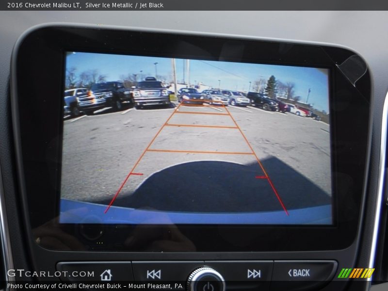 Silver Ice Metallic / Jet Black 2016 Chevrolet Malibu LT