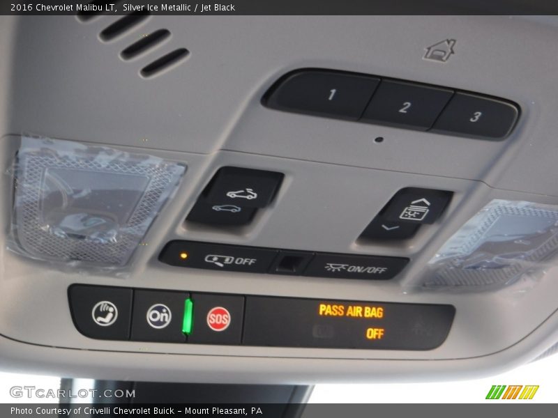 Silver Ice Metallic / Jet Black 2016 Chevrolet Malibu LT