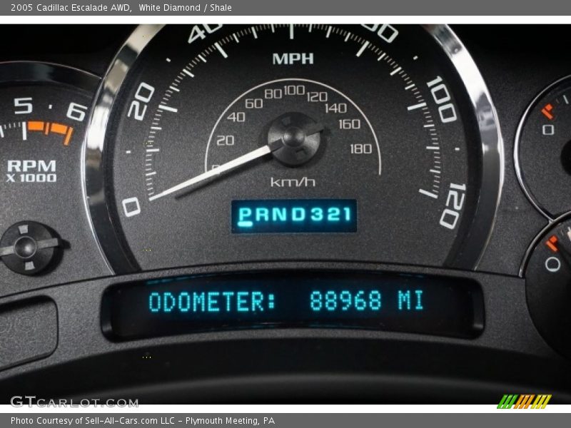 White Diamond / Shale 2005 Cadillac Escalade AWD