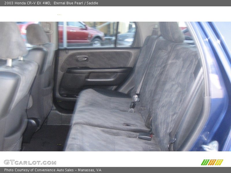 Eternal Blue Pearl / Saddle 2003 Honda CR-V EX 4WD