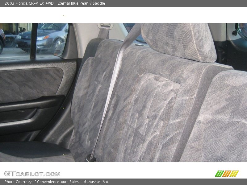 Eternal Blue Pearl / Saddle 2003 Honda CR-V EX 4WD