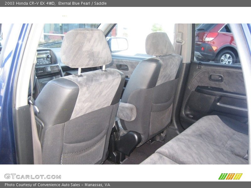 Eternal Blue Pearl / Saddle 2003 Honda CR-V EX 4WD