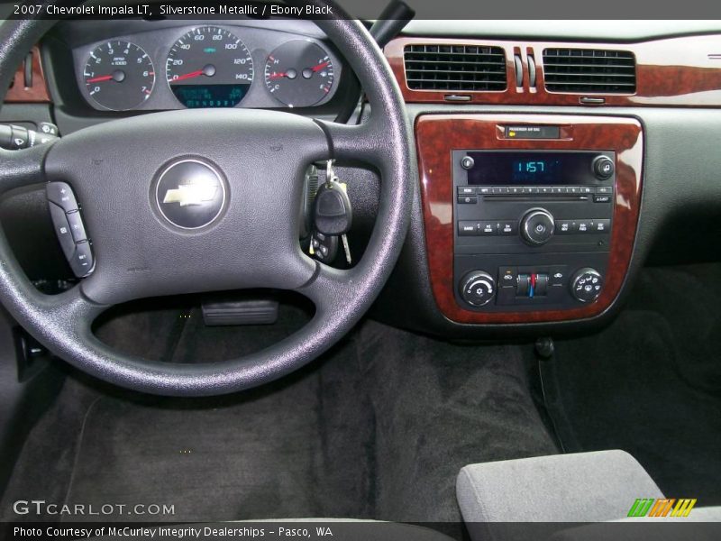 Silverstone Metallic / Ebony Black 2007 Chevrolet Impala LT