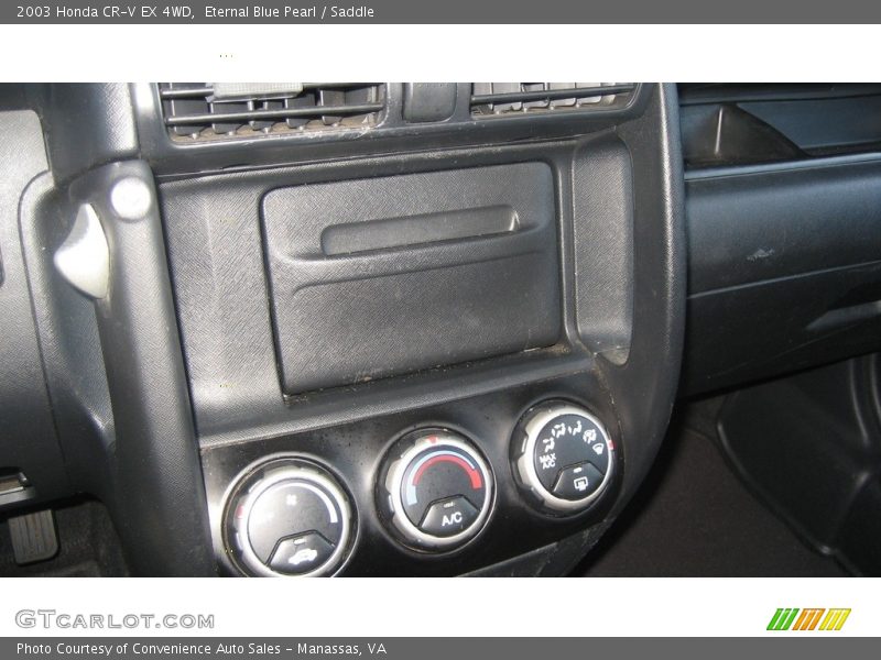 Eternal Blue Pearl / Saddle 2003 Honda CR-V EX 4WD